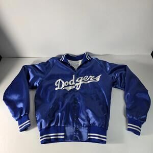 Vintage Los Angeles Dodgers Satin Bomber Jacket Size Medium Danny Goodman